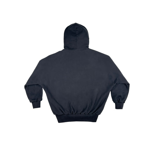 ZIP-UP HOODIE (BLACK)