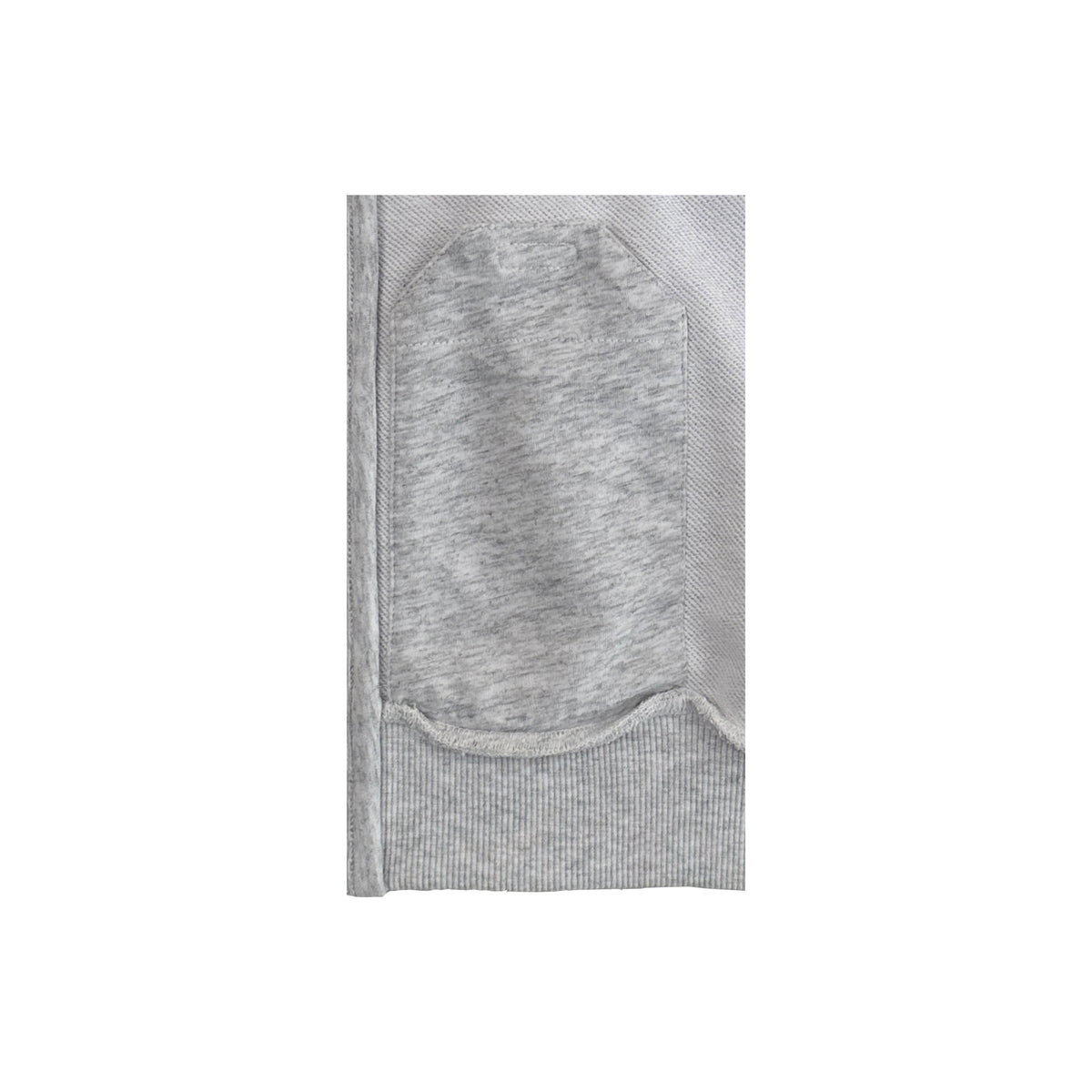 CREW HOODIE SLIM FIT (HEATHER GREY)