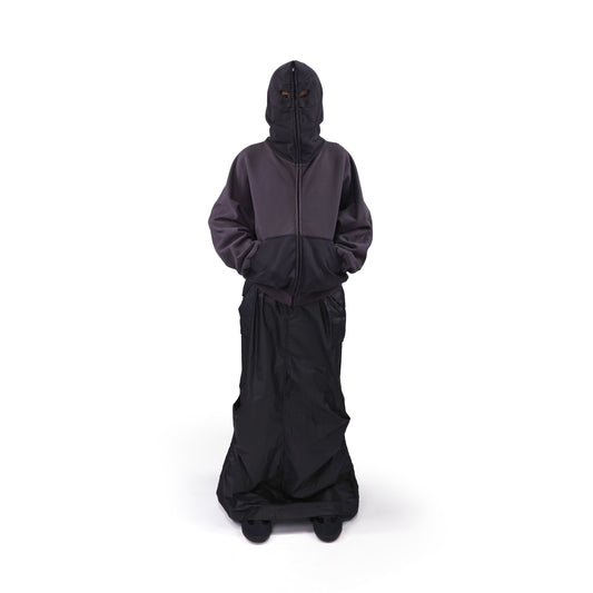 TN1 HOODIE (GREY AND PURPLE)