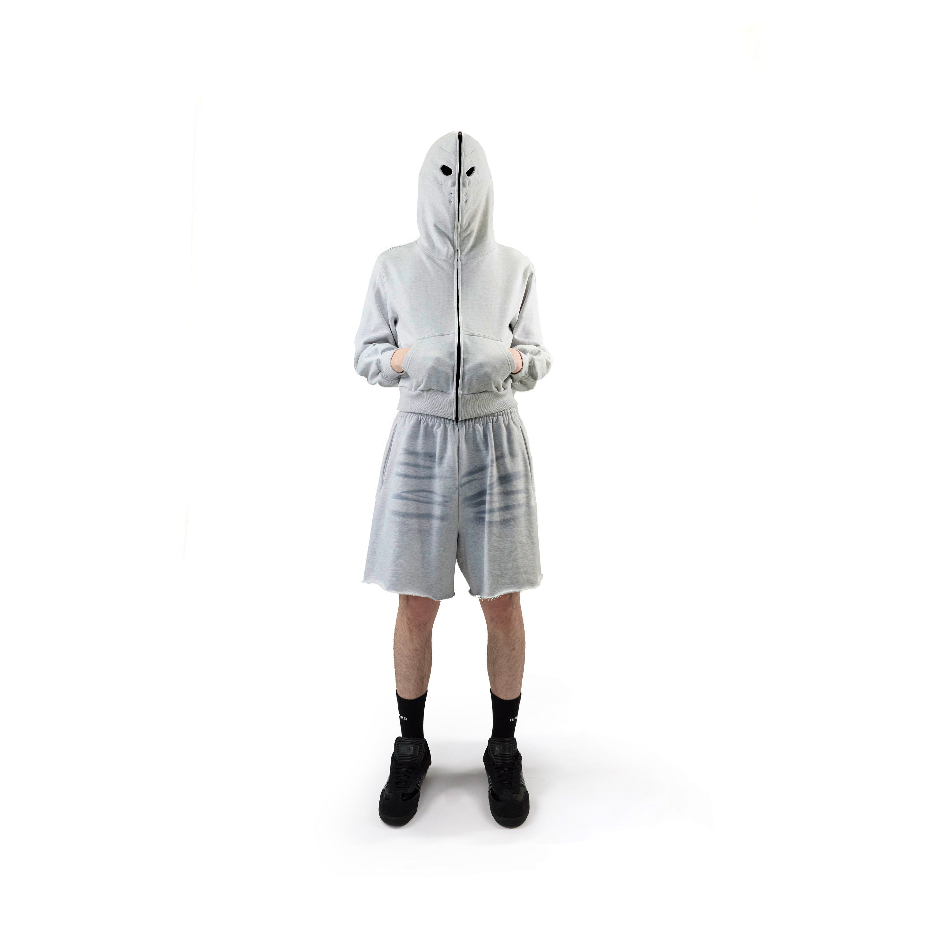 TN1 HOODIE SLIM FIT (LIGHT GREY) – DINGYUN ZHANG