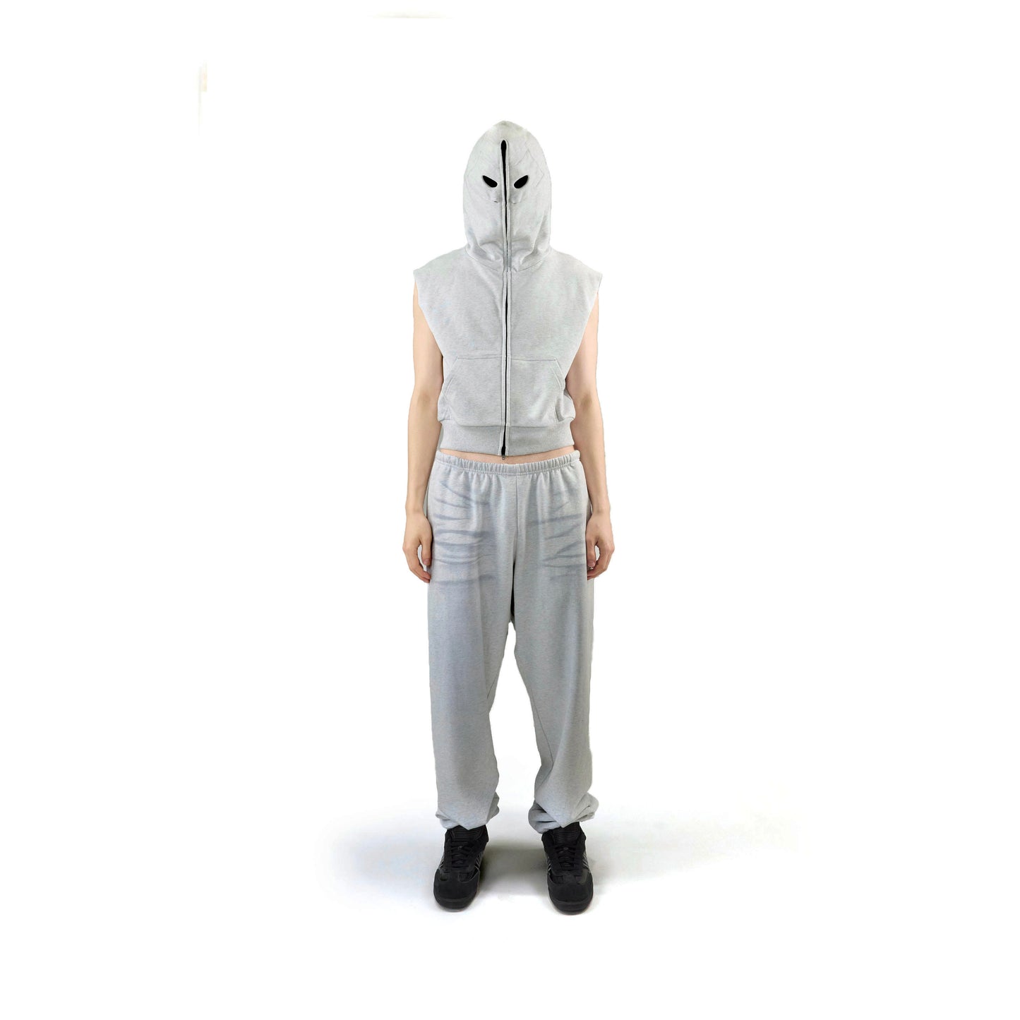 FADED SWEATPANTS (LIGHT GREY)