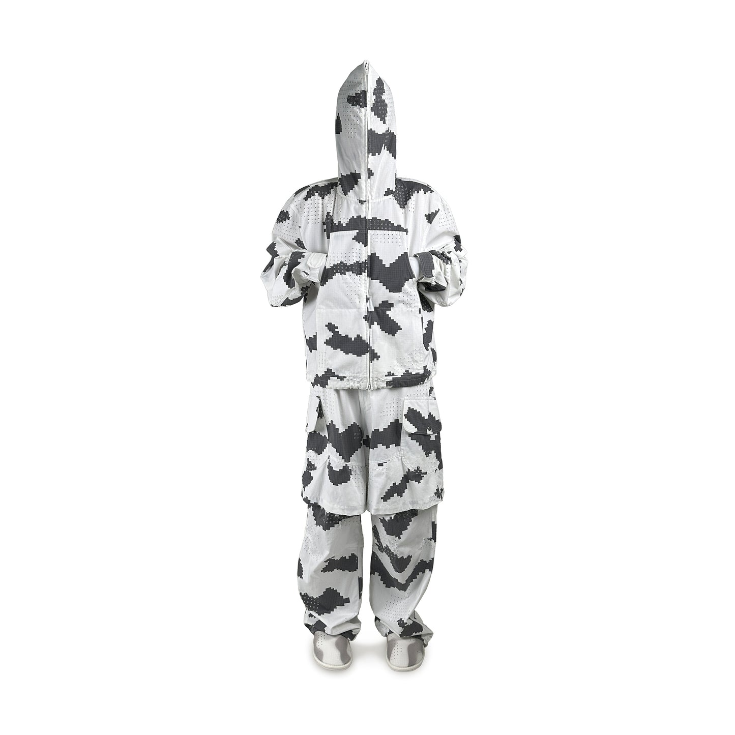 GRID CAMO UTILITY JACKET