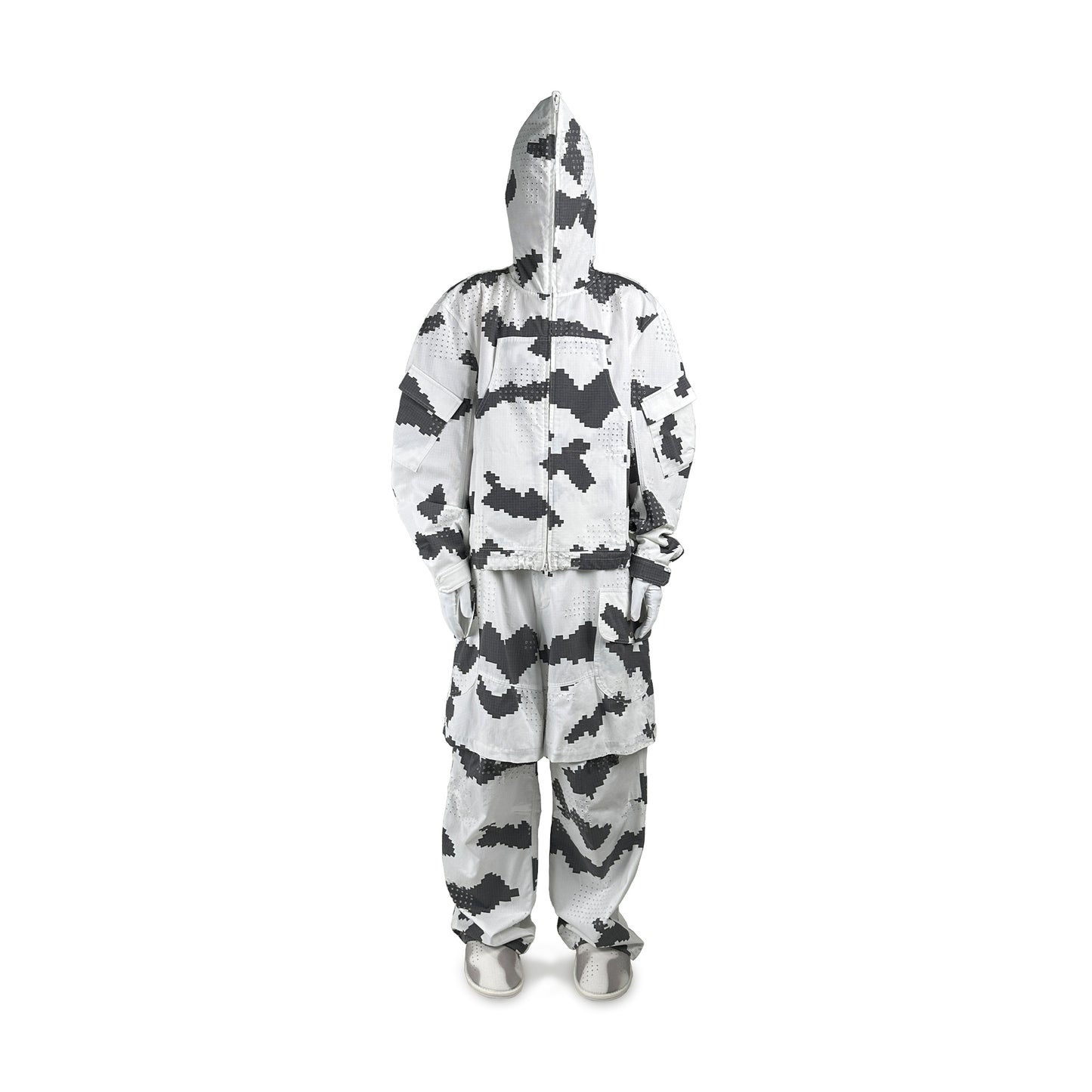 GRID CAMO UTILITY JACKET