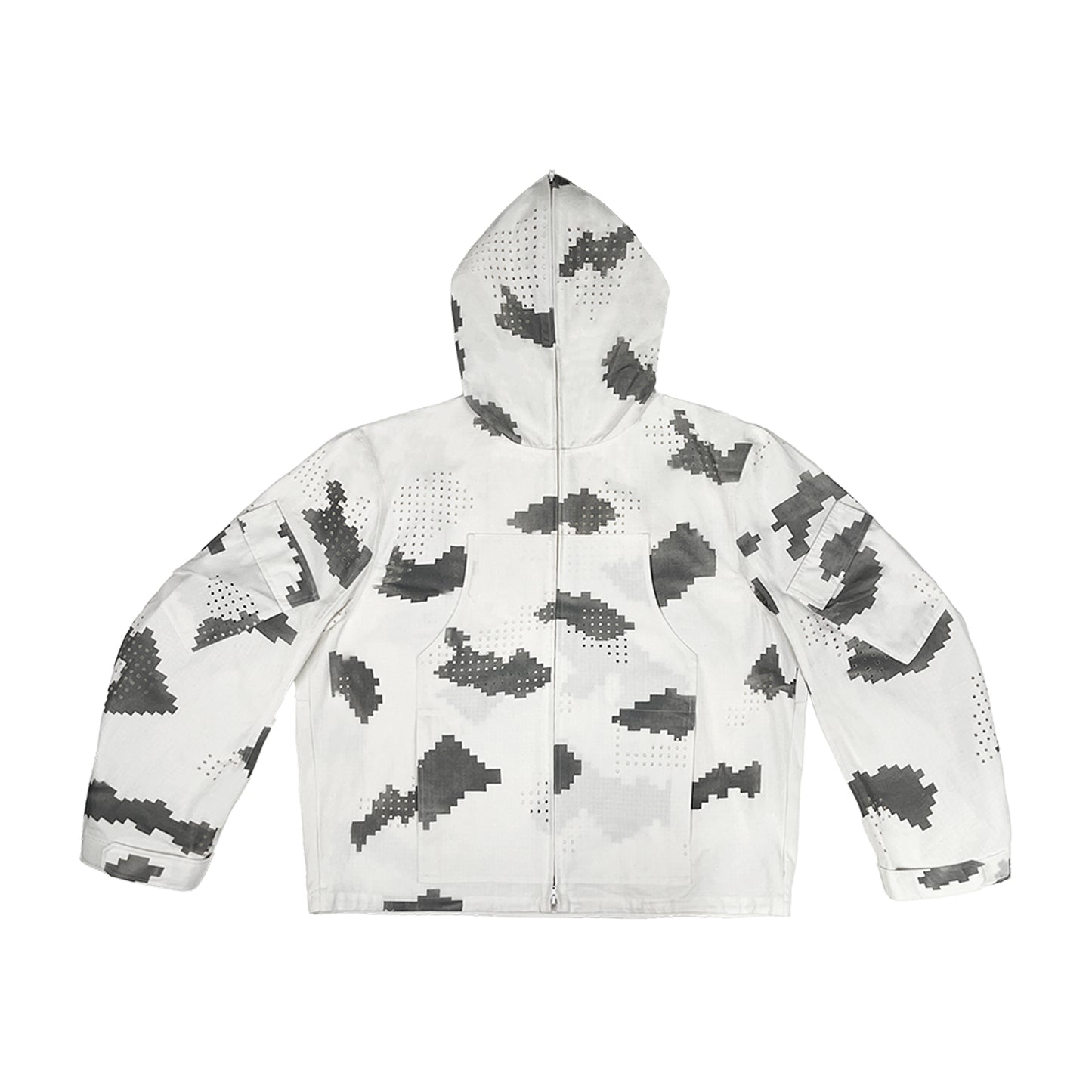 GRID CAMO UTILITY JACKET