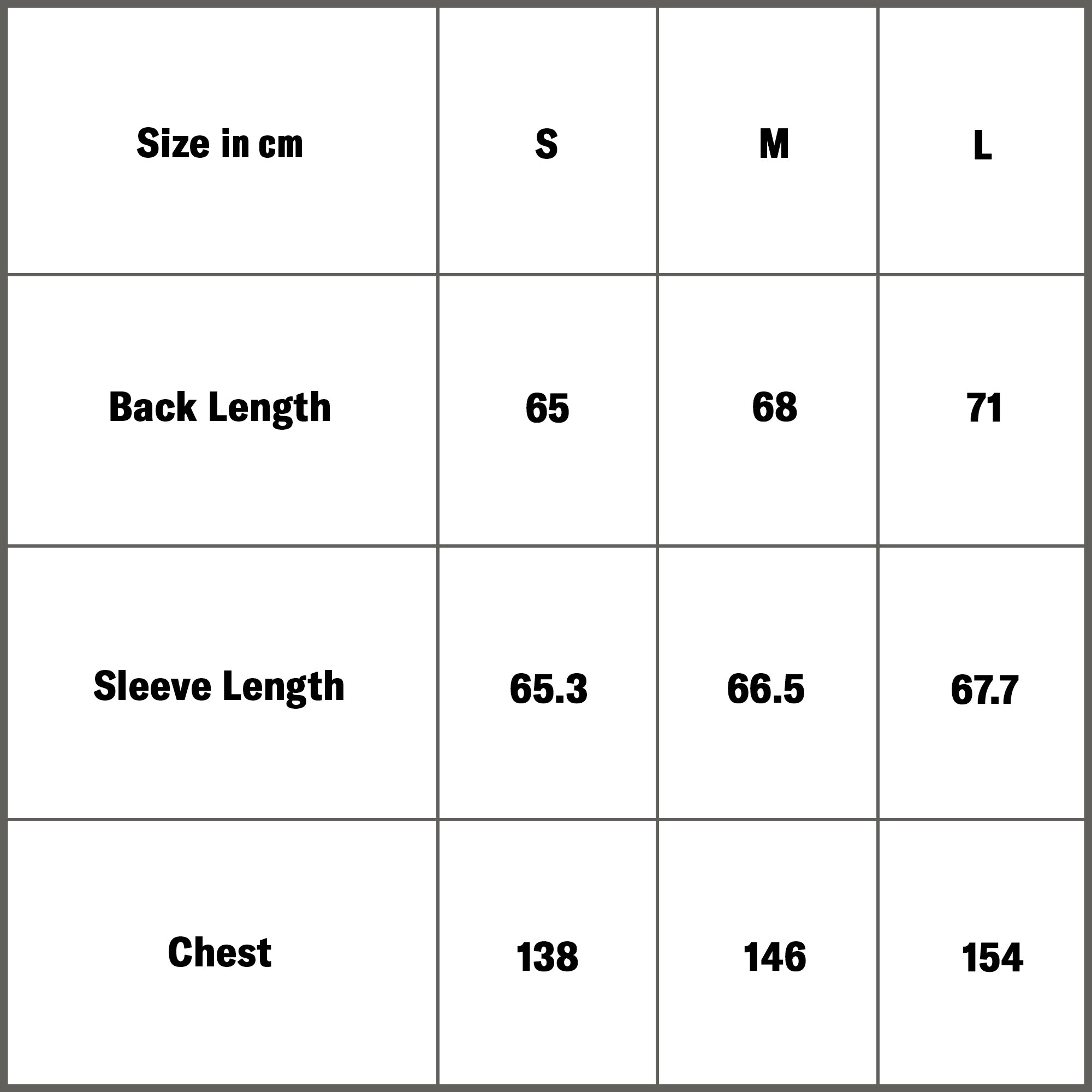 GRID CAMO UTILITY JACKET size guide