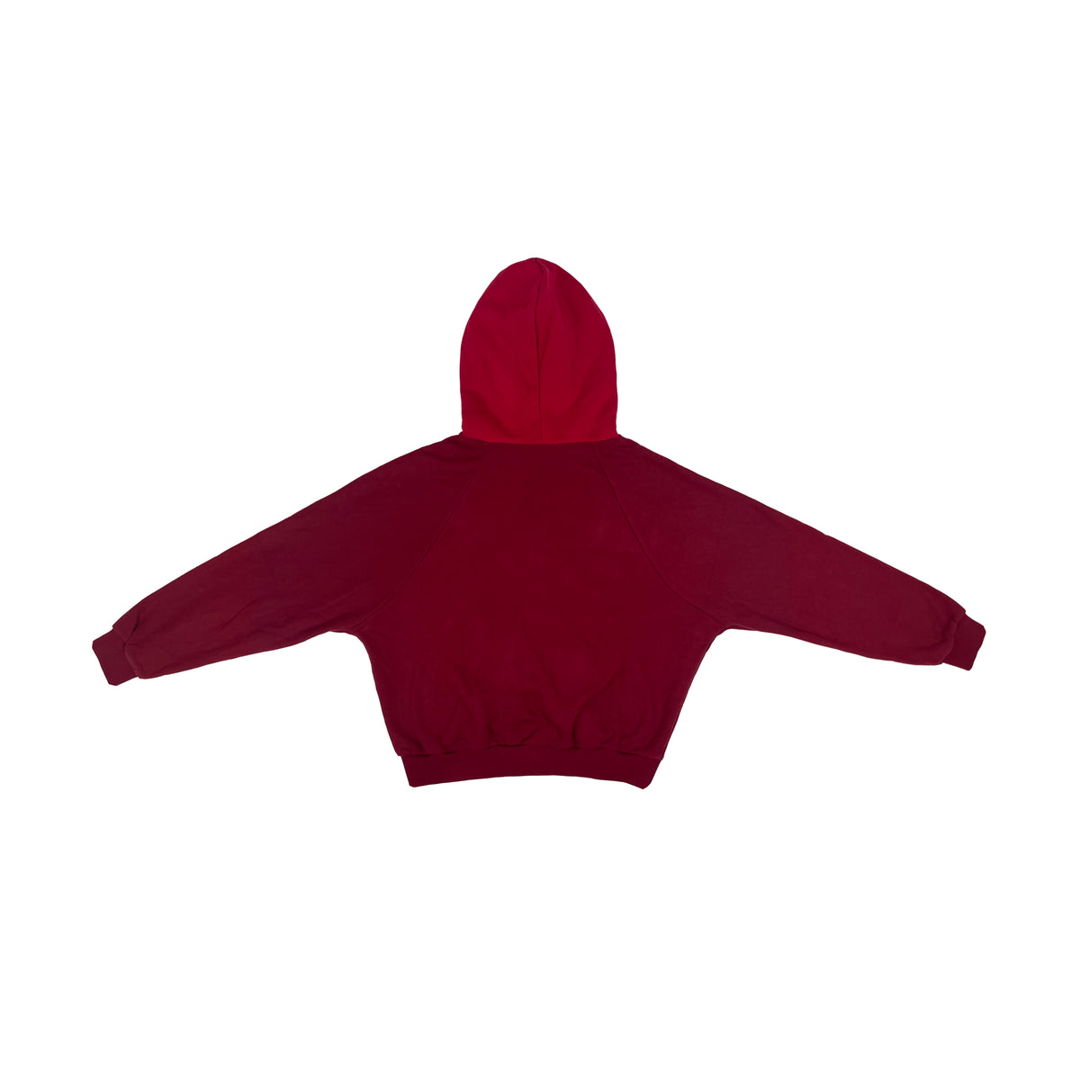 TN1 HOODIE (DARK RED & BURGUNDY)