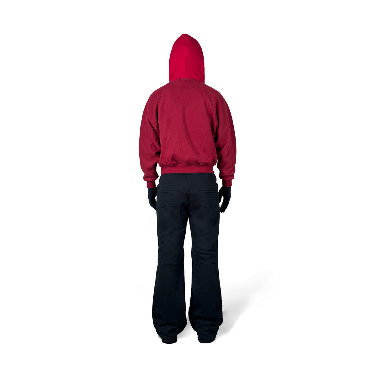 TN1 HOODIE (DARK RED & BURGUNDY)