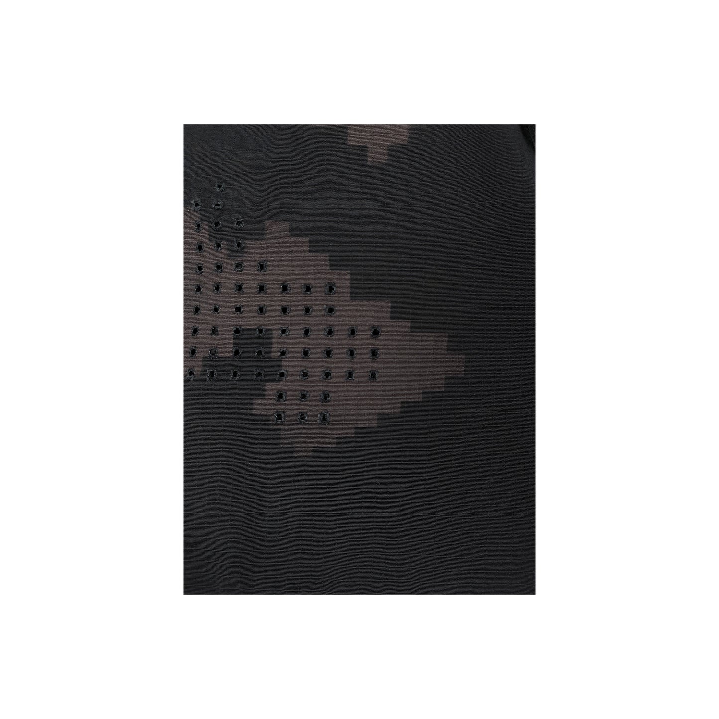 GRID CAMO SLEEVELESS ZIP SWEATSHIRT