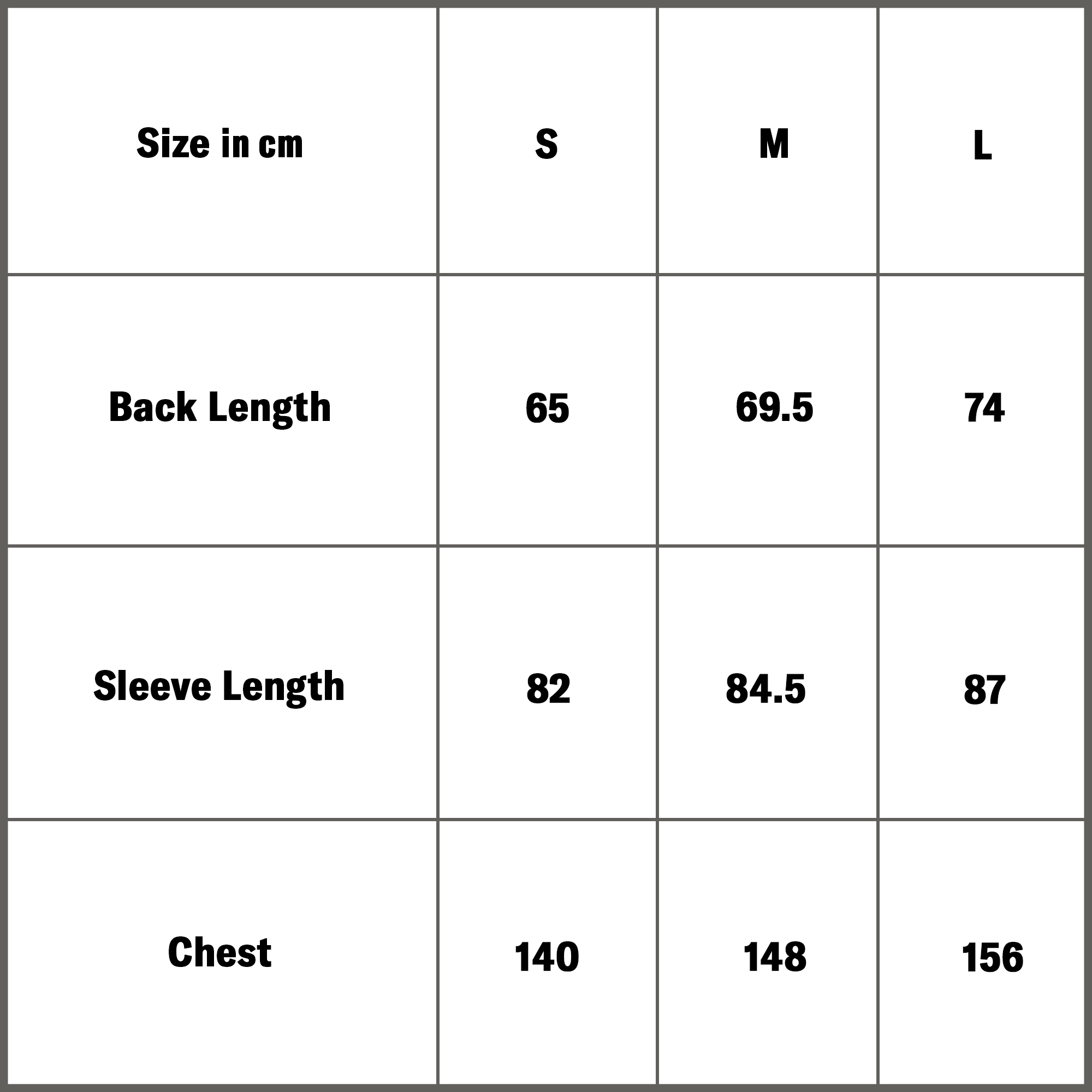 HOODED BOMBER JACKET (BLACK) size guide