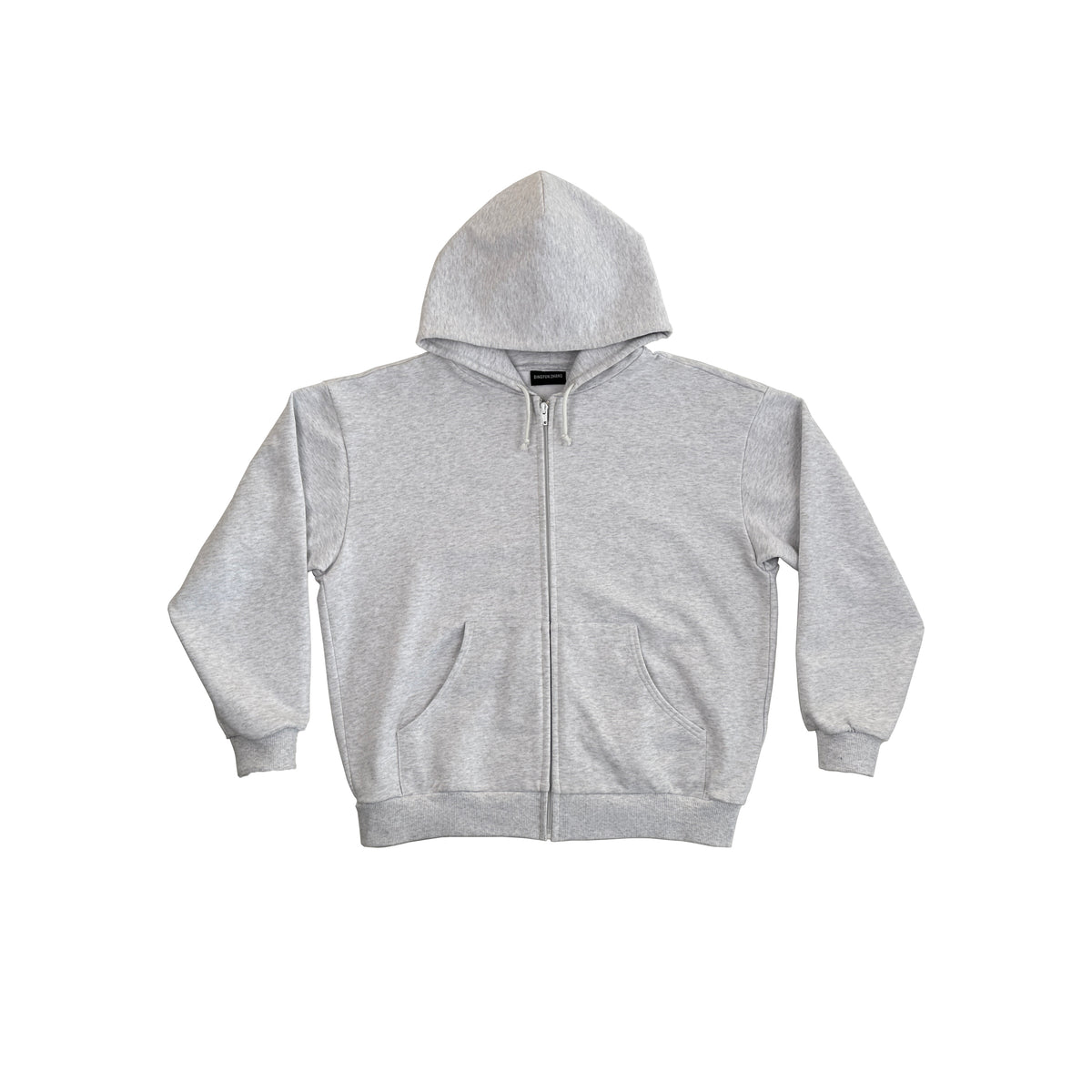 CREW HOODIE SLIM FIT (HEATHER GREY)