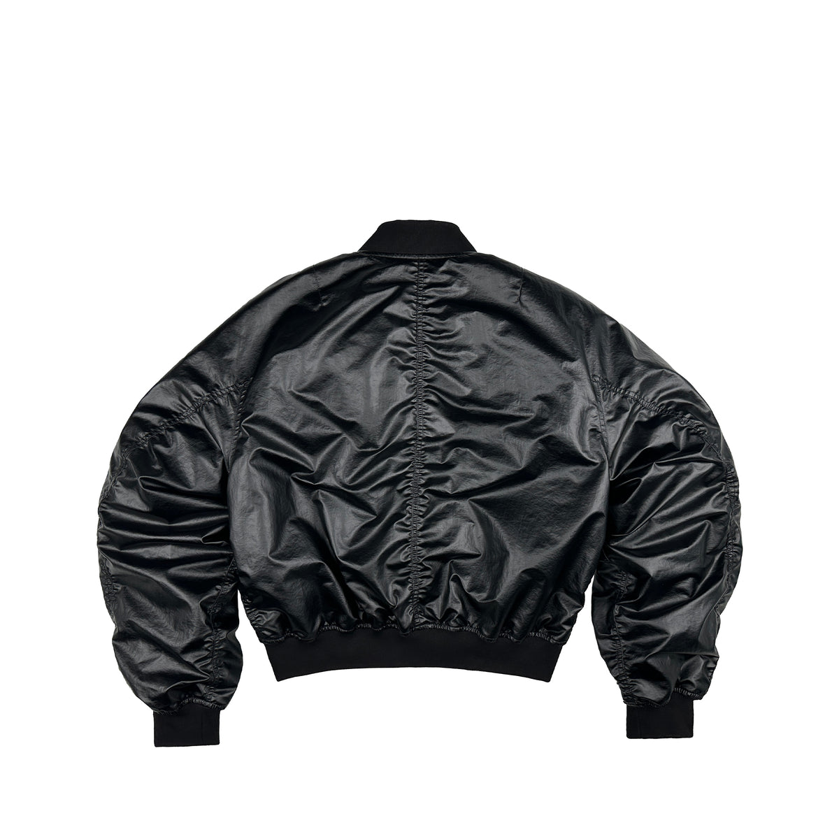 FW26 CROPPED BOMBER JACKET BLACK
