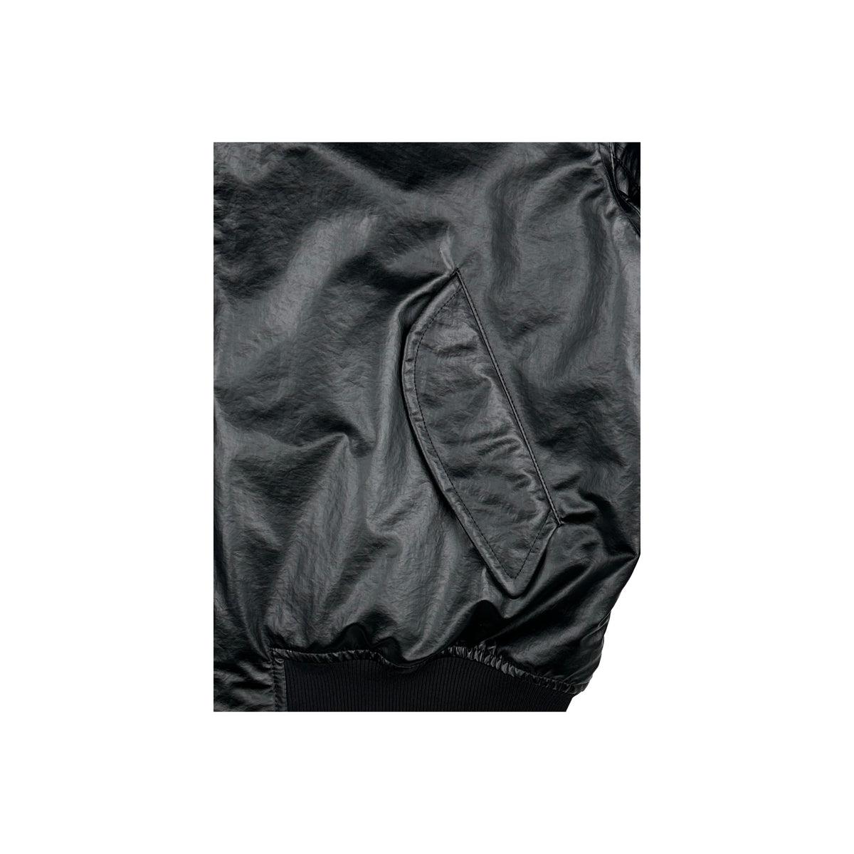 FW26 CROPPED BOMBER JACKET BLACK