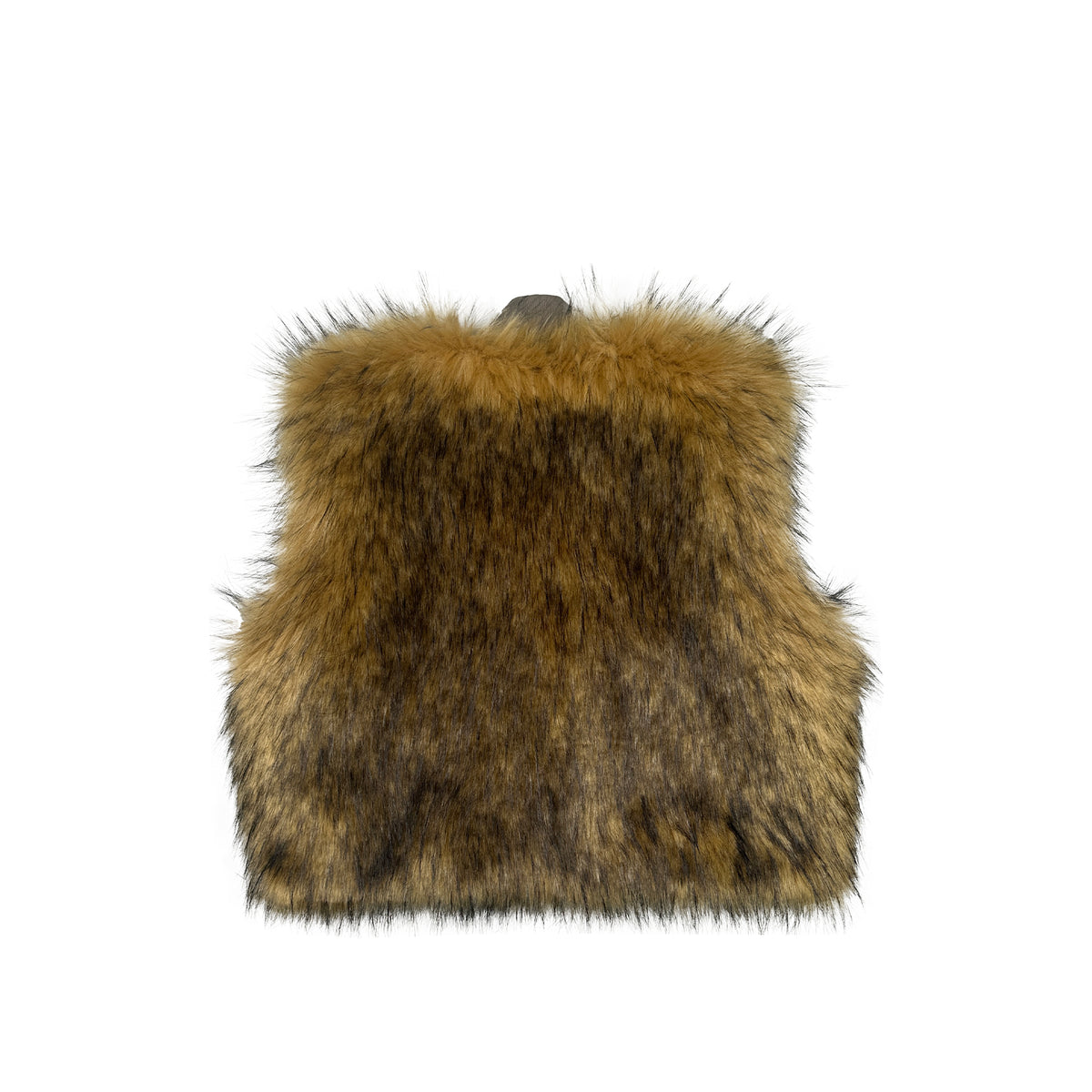 REVERSIBLE FAUX FUR GILET (COYOTE)