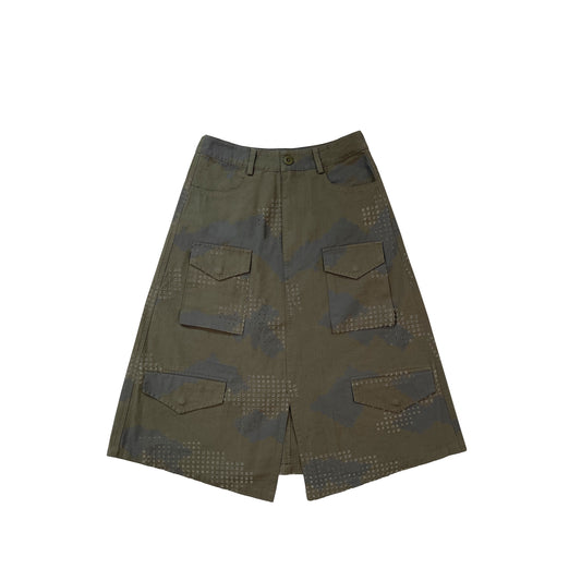 GRID CAMO FIELD SKIRT (GREEN)