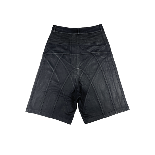 MOTO COATED SWEAT SHORTS