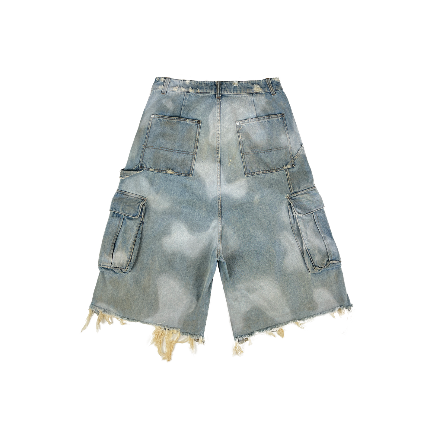 SKY CAMO CARGO SHORTS