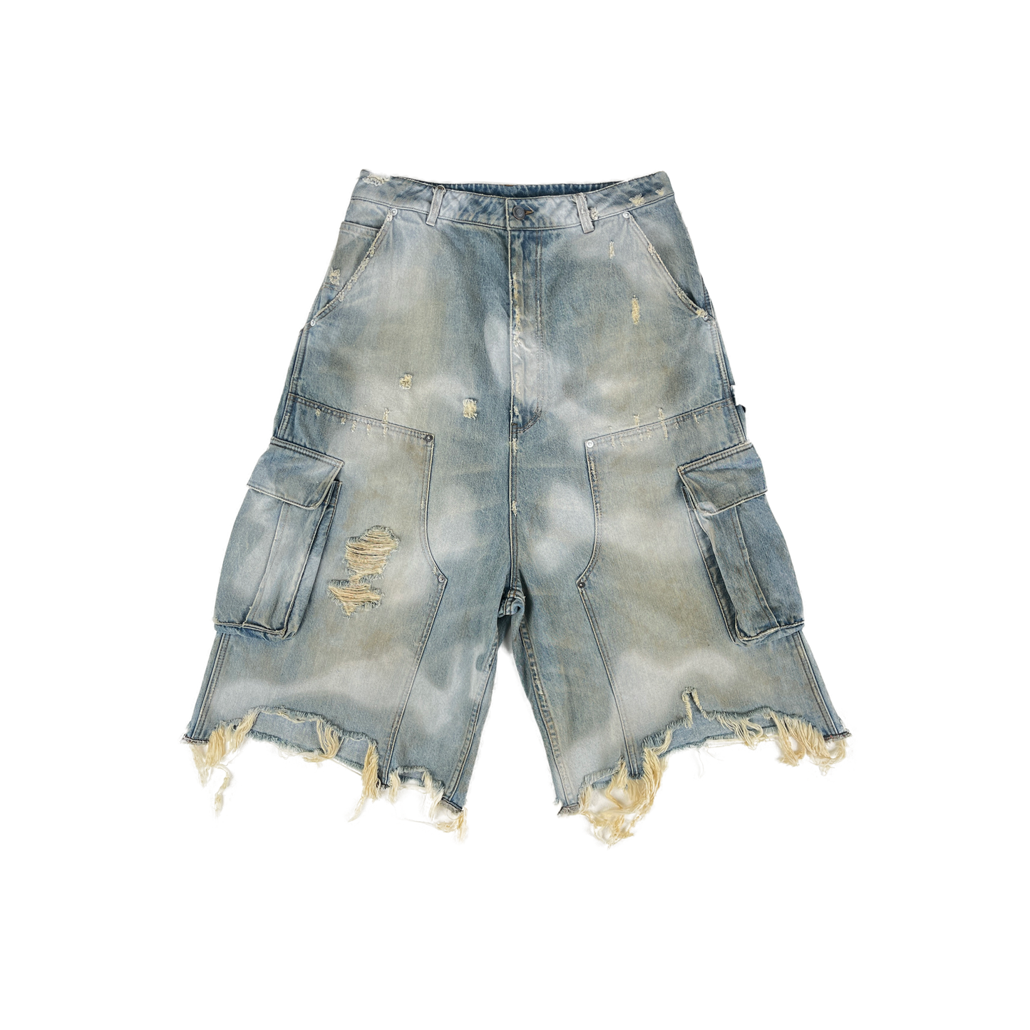 SKY CAMO CARGO SHORTS