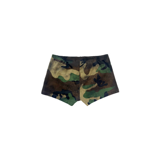 WOODLAND CAMO BOY SHORTS