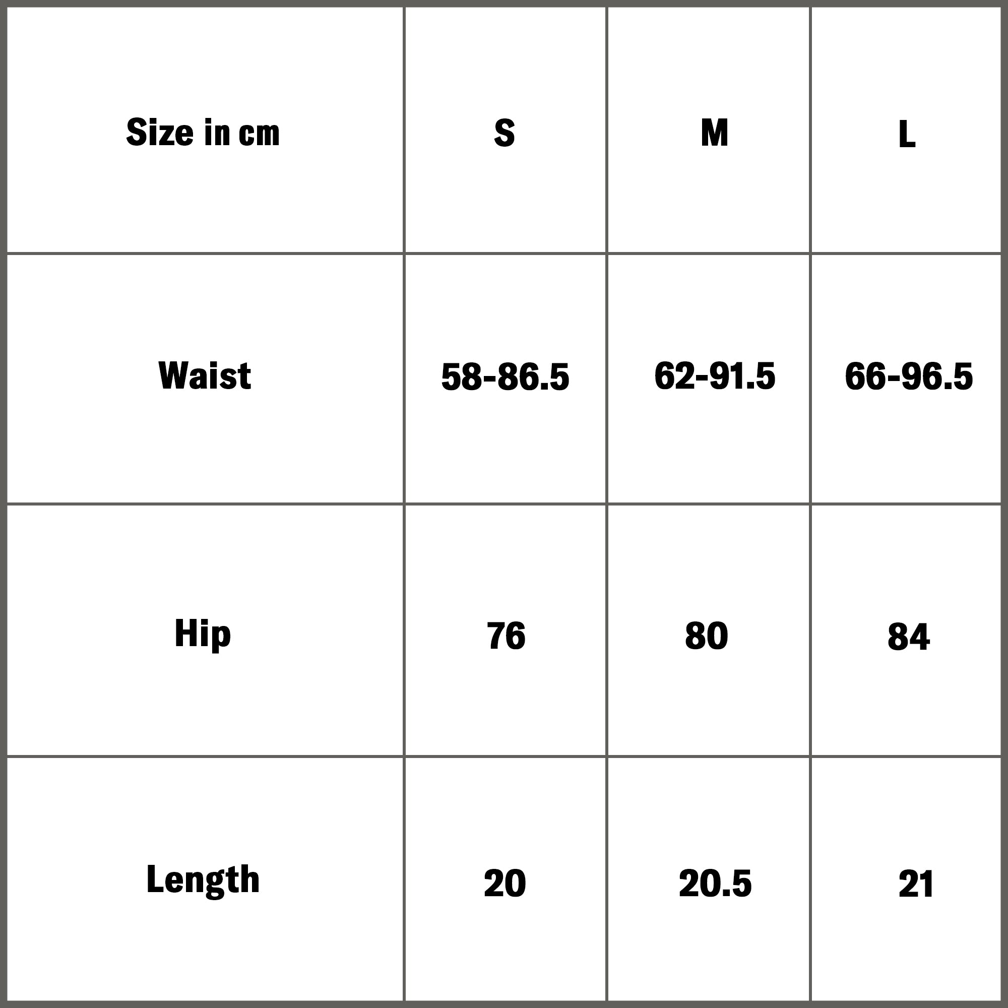 WOODLAND CAMO BOY SHORTS (AIR JET) size guide