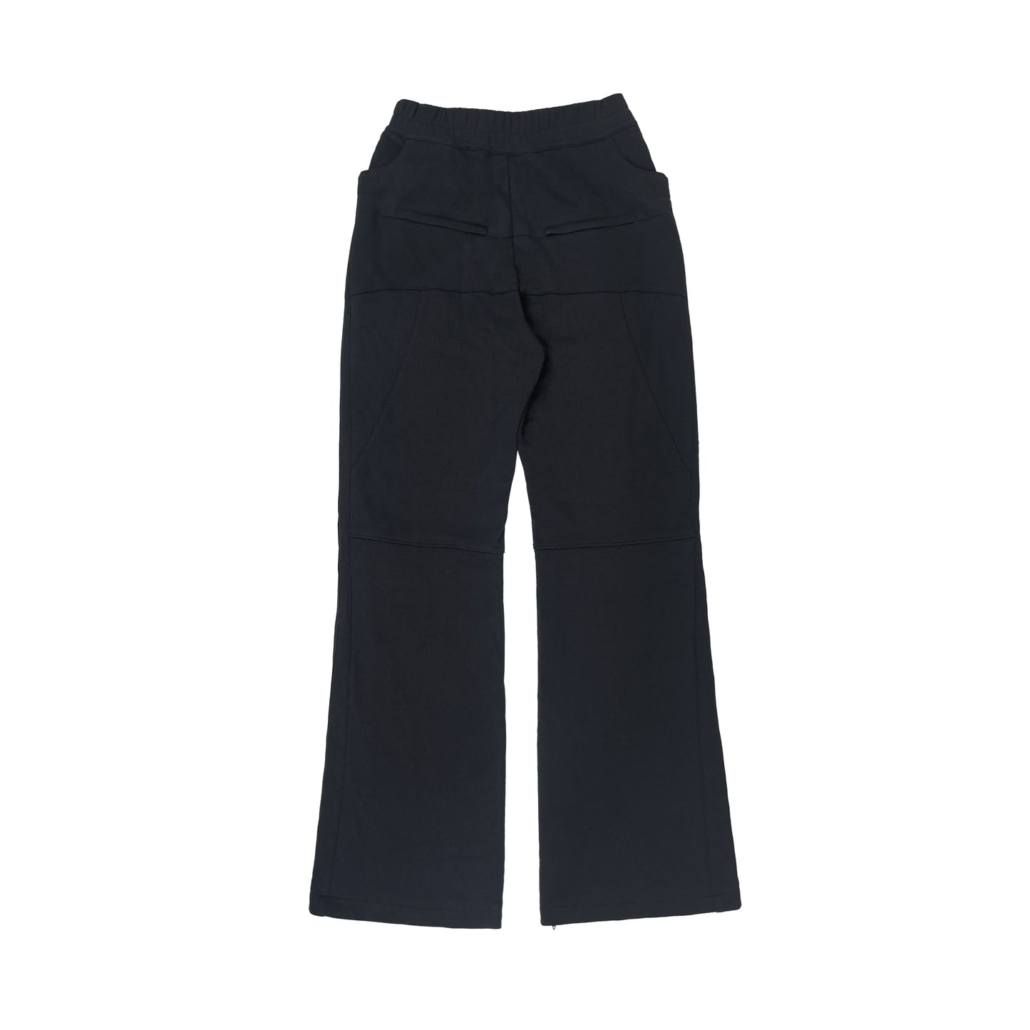 QUILTED BIKER SWEATPANTS (BLACK)