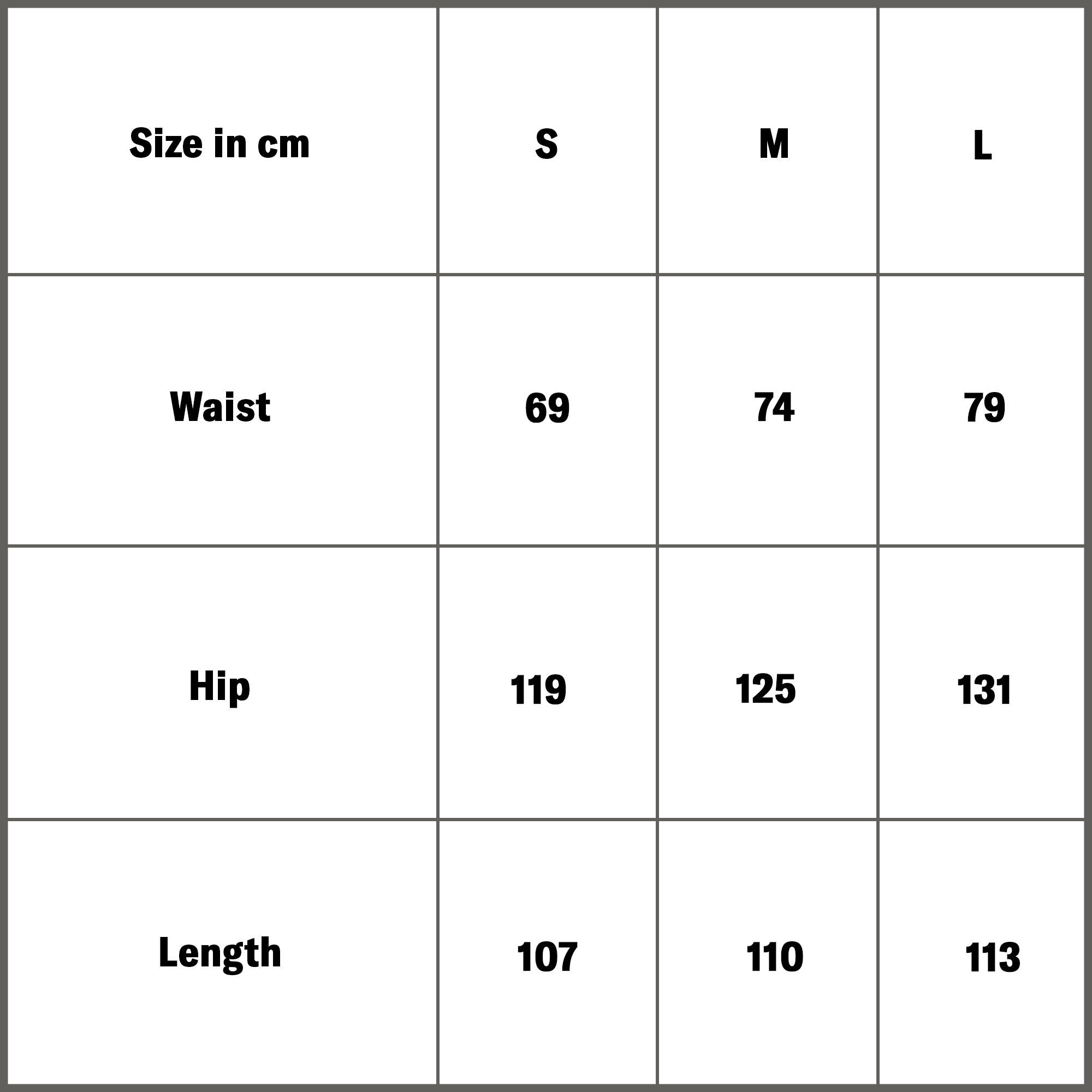 TRACKSUIT SWEATPANTS size guide