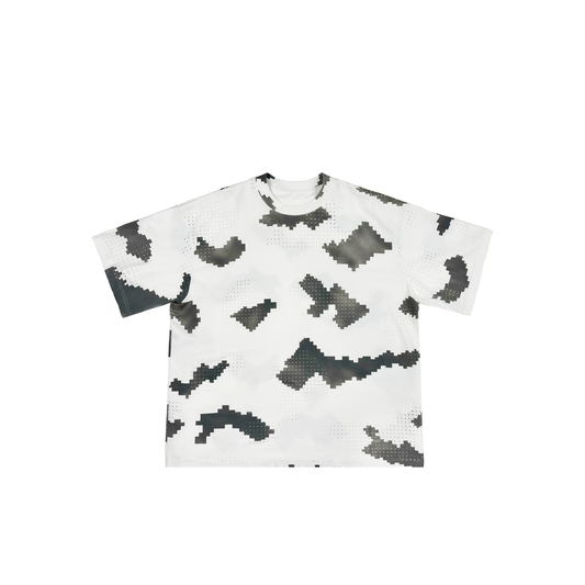 GRID CAMO T-SHIRT (WHITE)