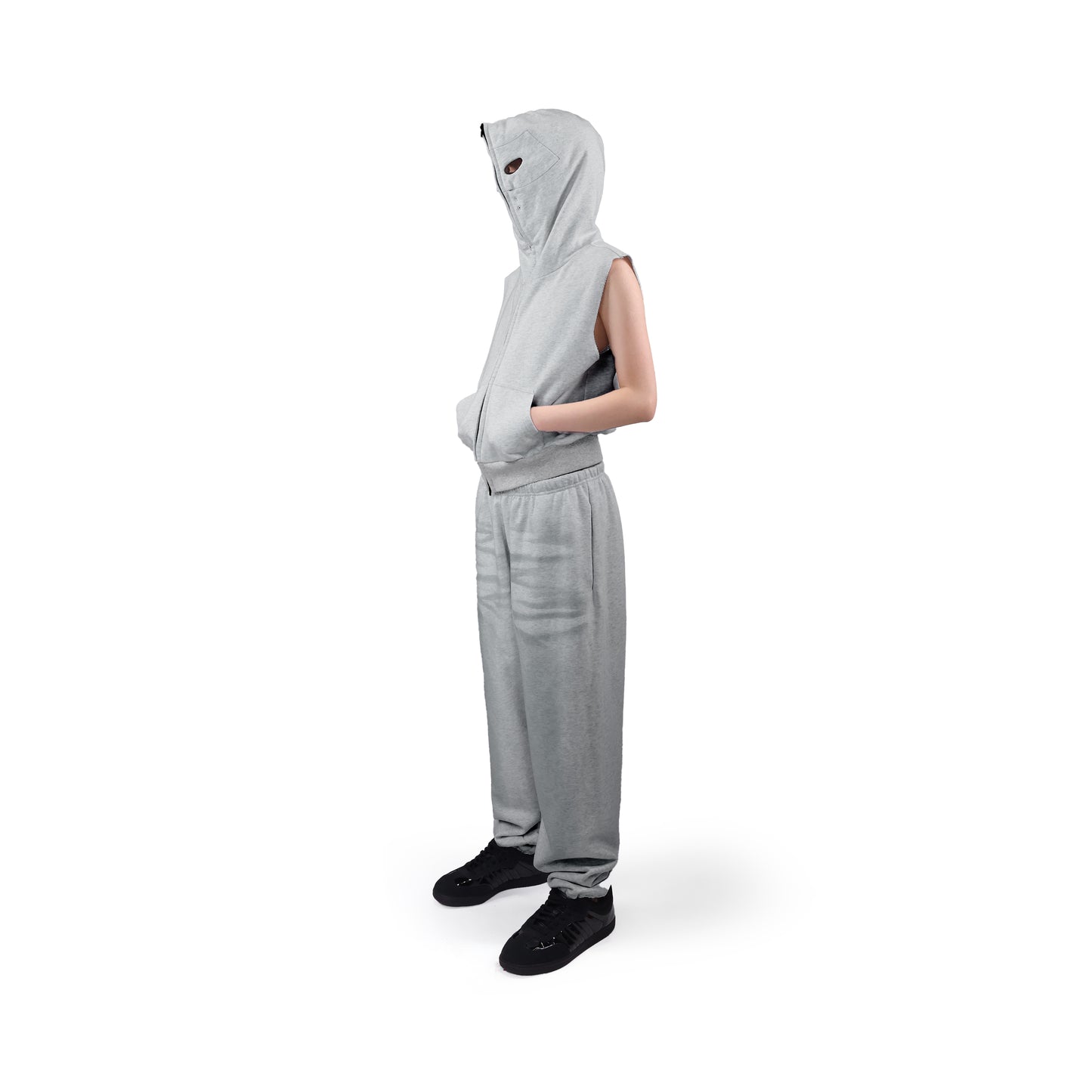 FADED SWEATPANTS (LIGHT GREY)