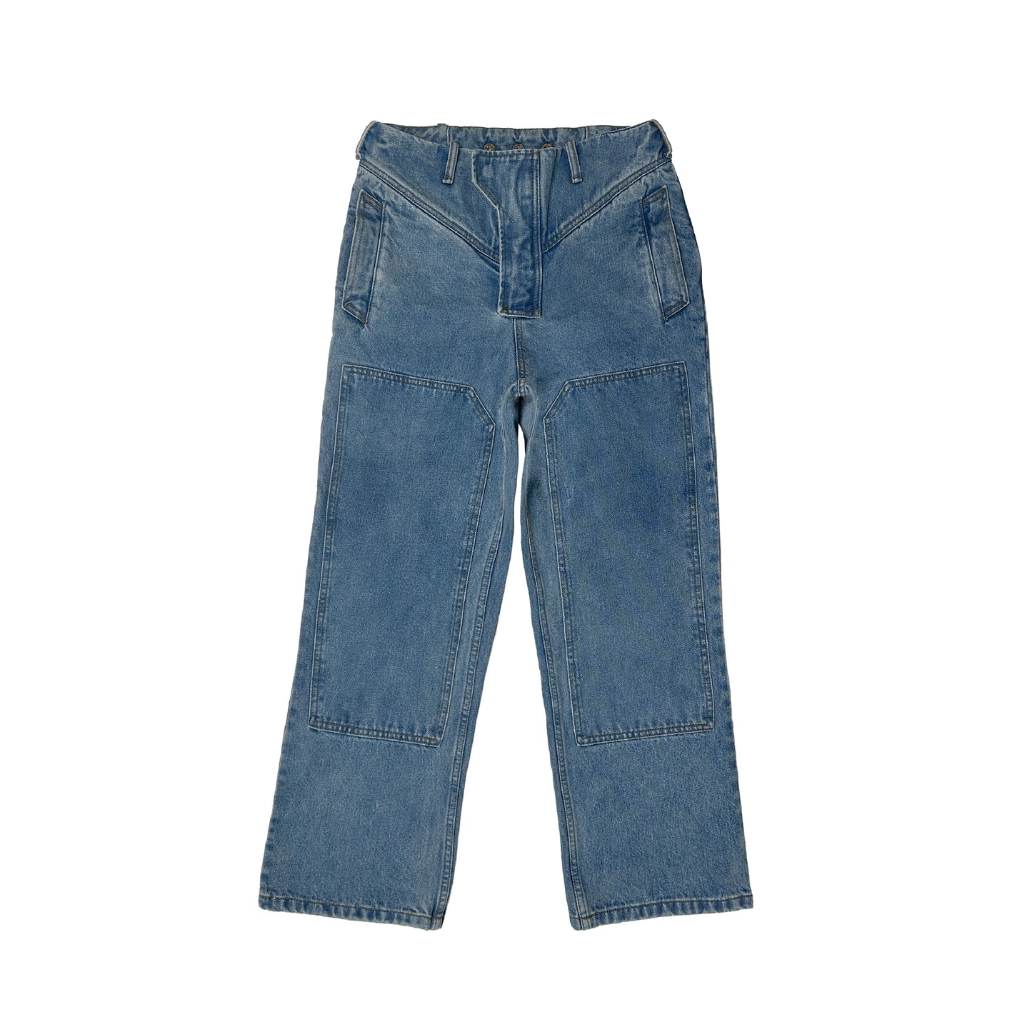 DENIM BIKER TROUSERS (CLASSIC）