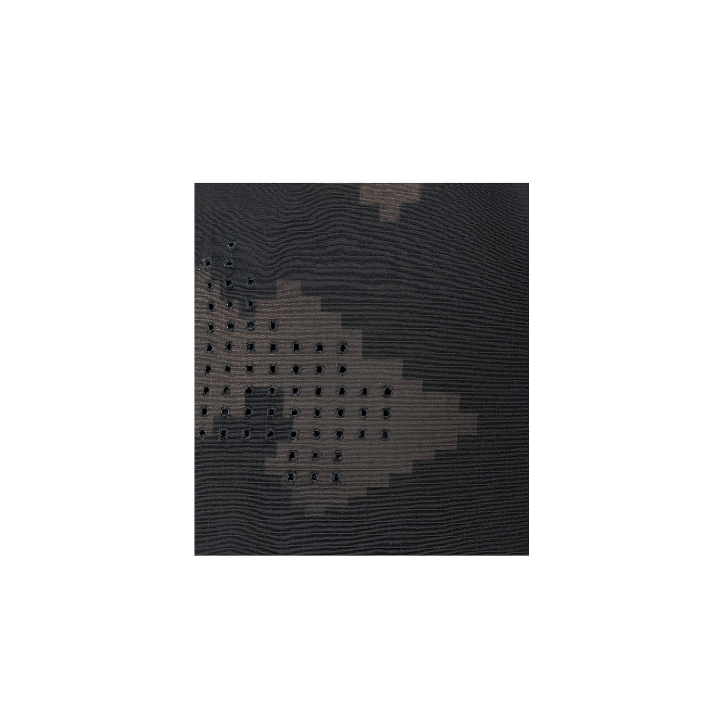 GRID CAMO CARGO SHORTS (BLACK)