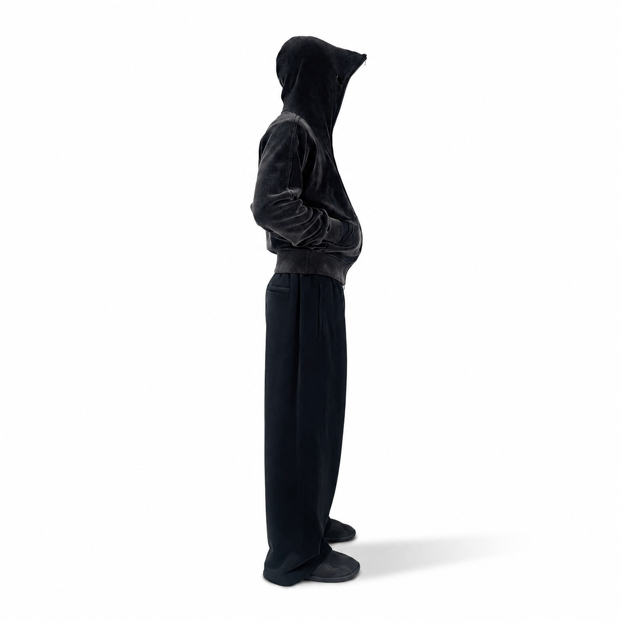 WASHED KNIT TN1 HOODIE