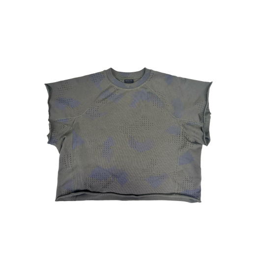 CAMO PANELLED T-SHIRT (ARMY GREEN) PRE-ORDER