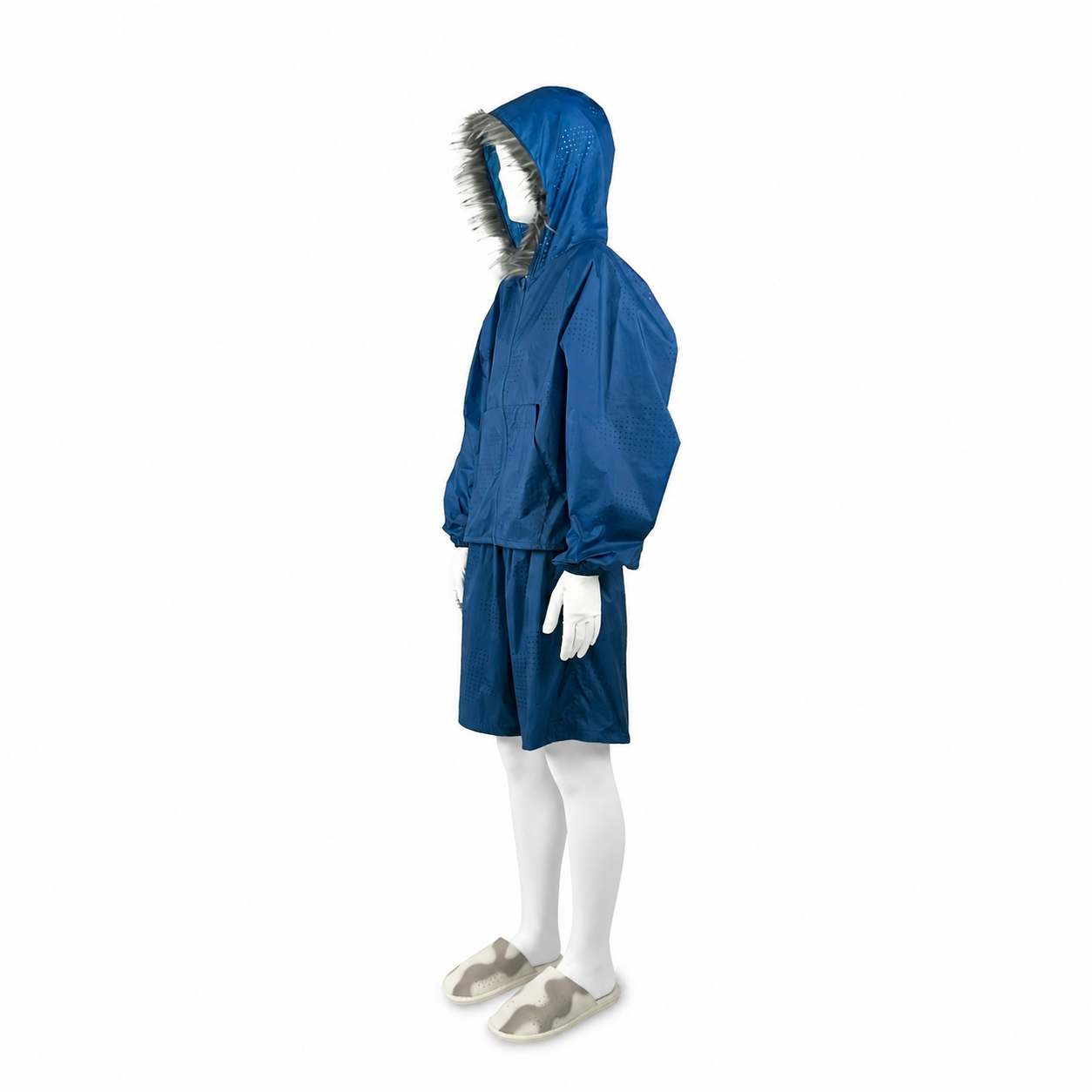 VENT HOODED JACKET(BLUE)