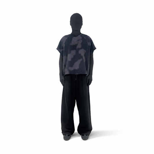 CAMO PANELLED SWEATSHIRT