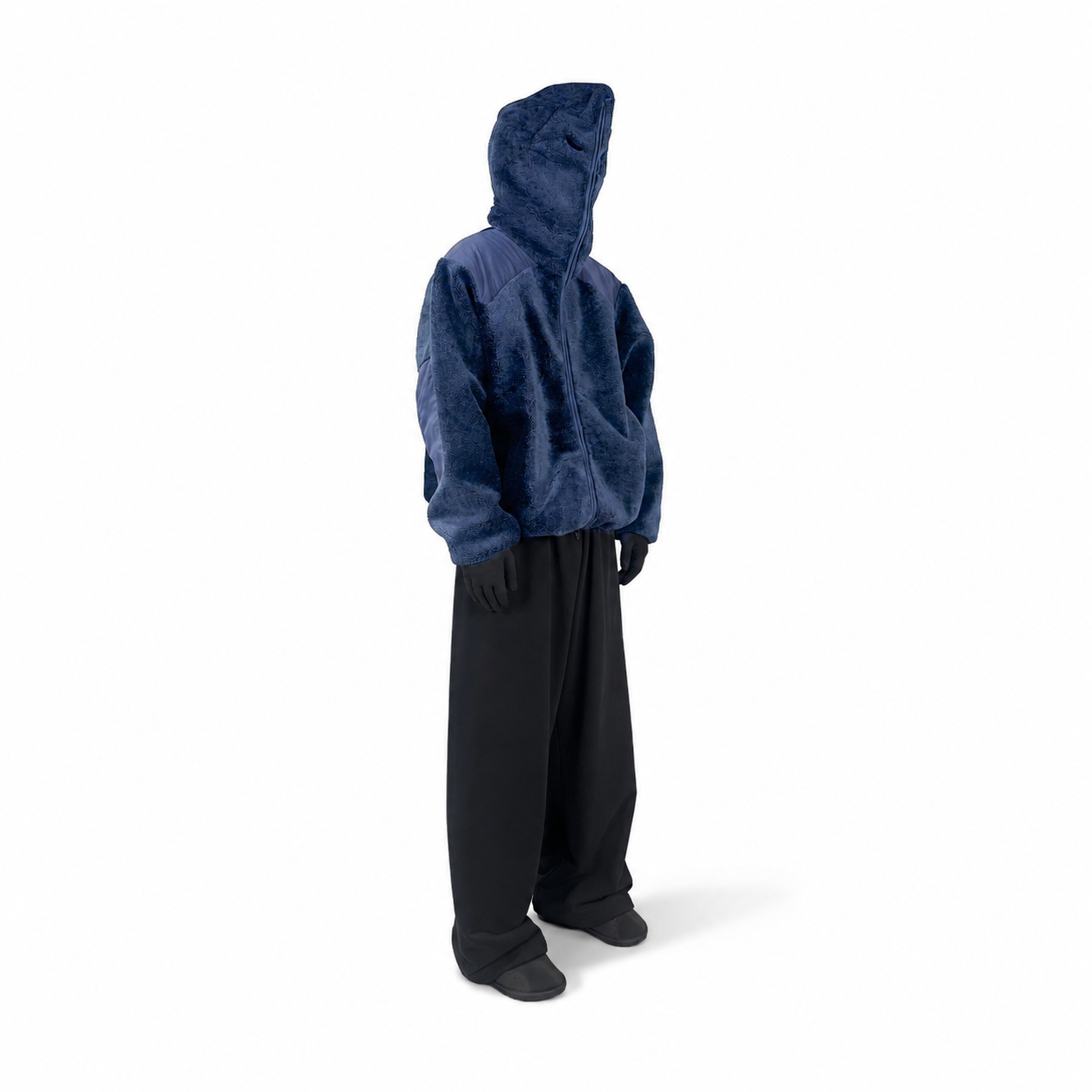 TN1 FLEECE HOODIE (BLUE)