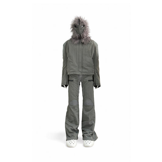 BIKER PANTS (GREY)