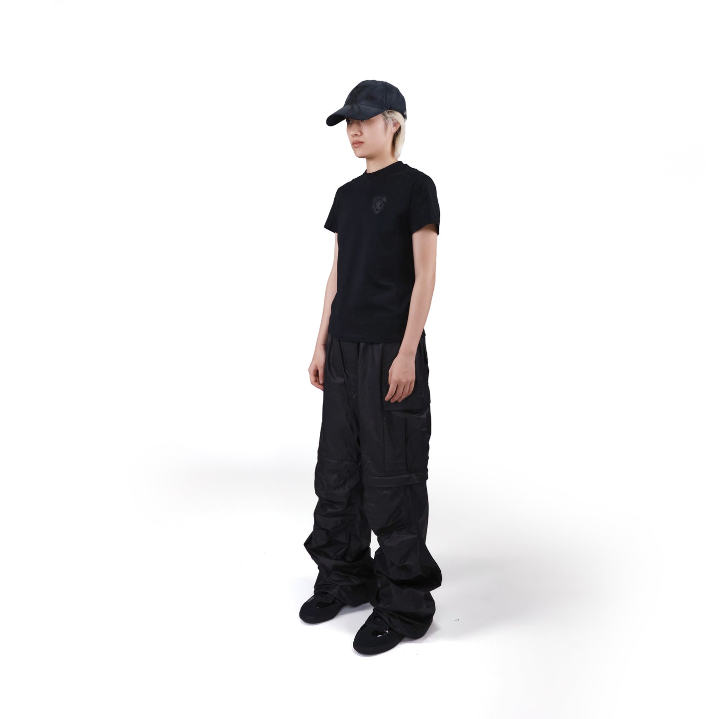 SECURITY  T-SHIRT SLIM FIT (BLACK）