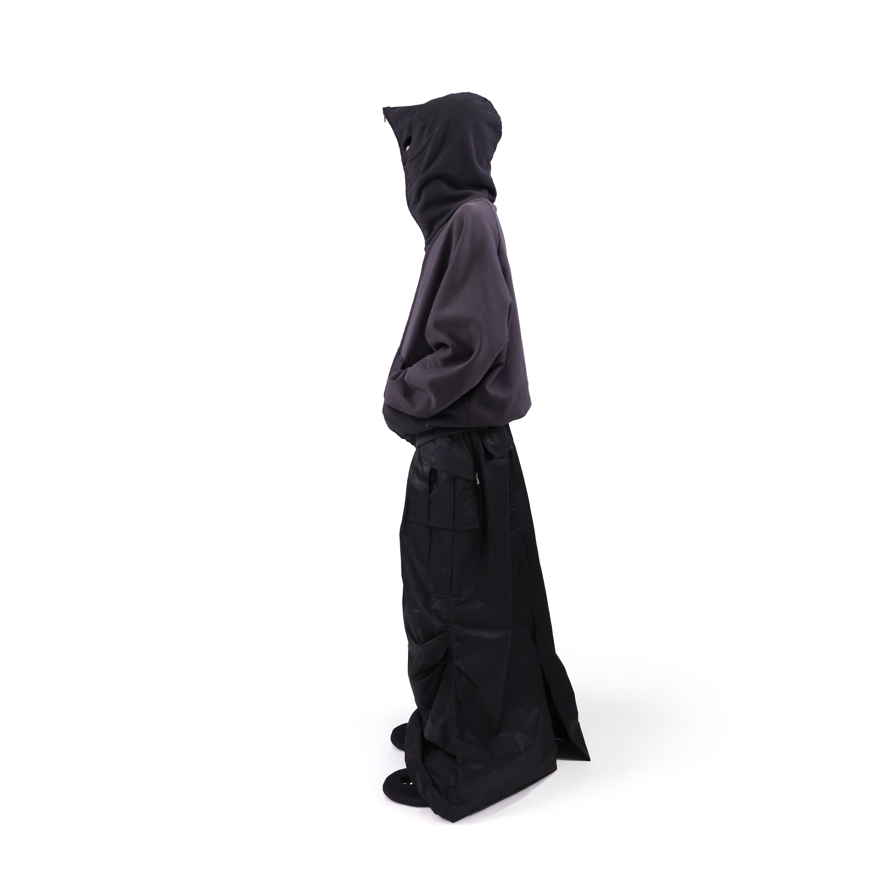 ゆ*と様 DINGYUN ZHANG ジップパーカー フーディー TN1 HOODIE (GREY AND PURPLE) – DINGYUN ZHANG
