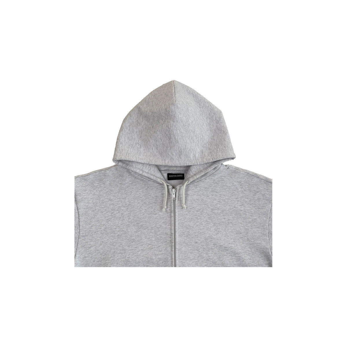 CREW HOODIE SLIM FIT (HEATHER GREY)