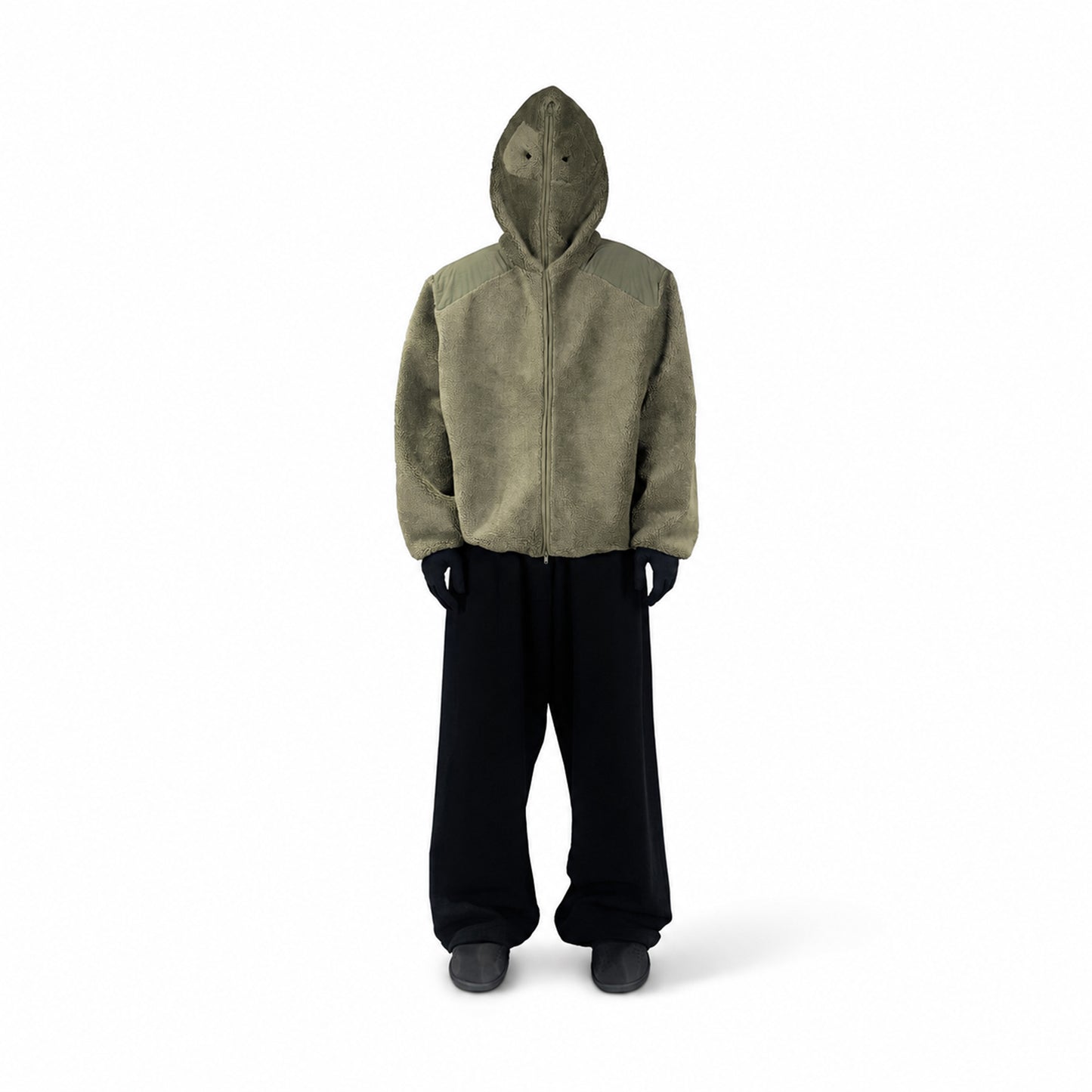 TN1 FLEECE HOODIE (GREEN)