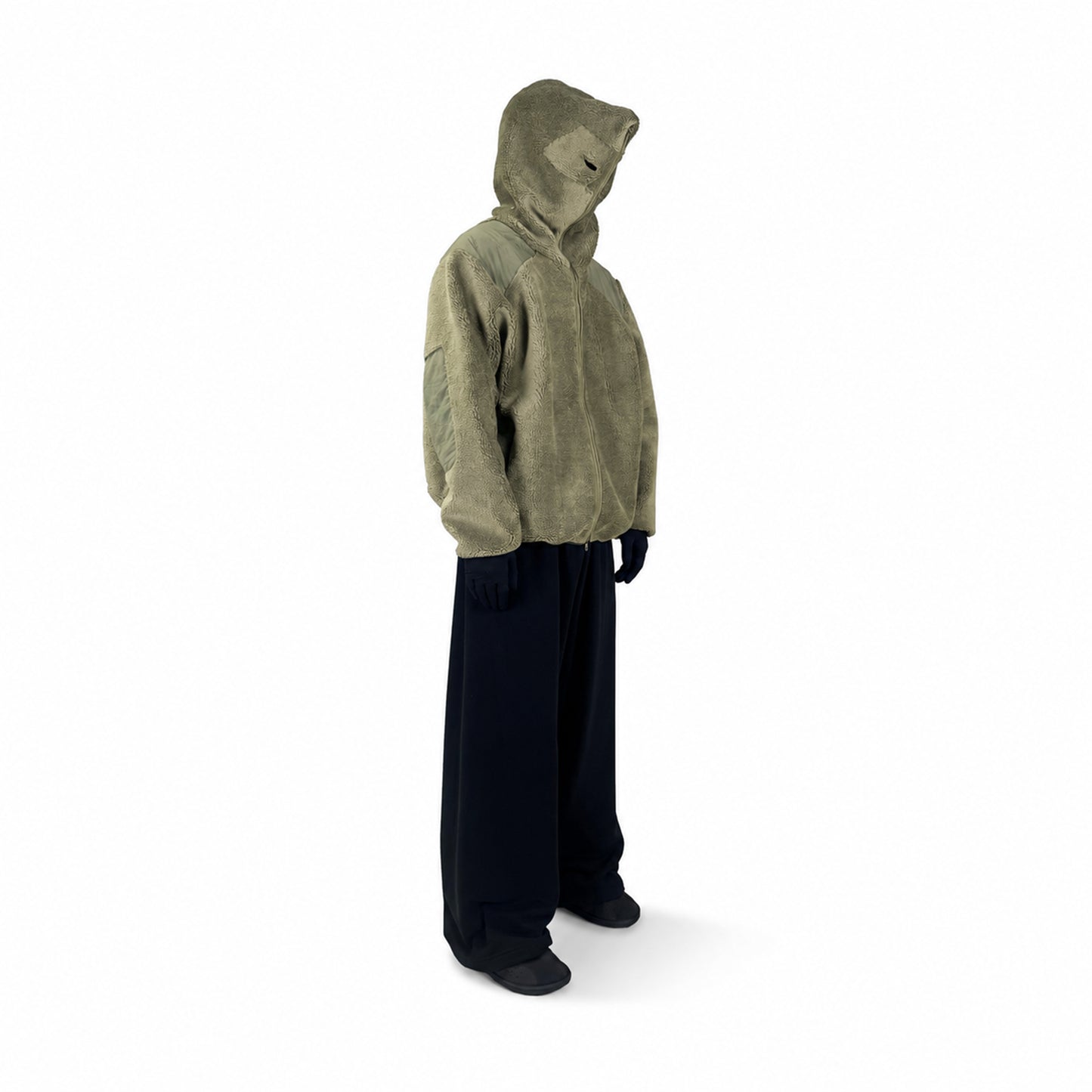 TN1 FLEECE HOODIE (GREEN)