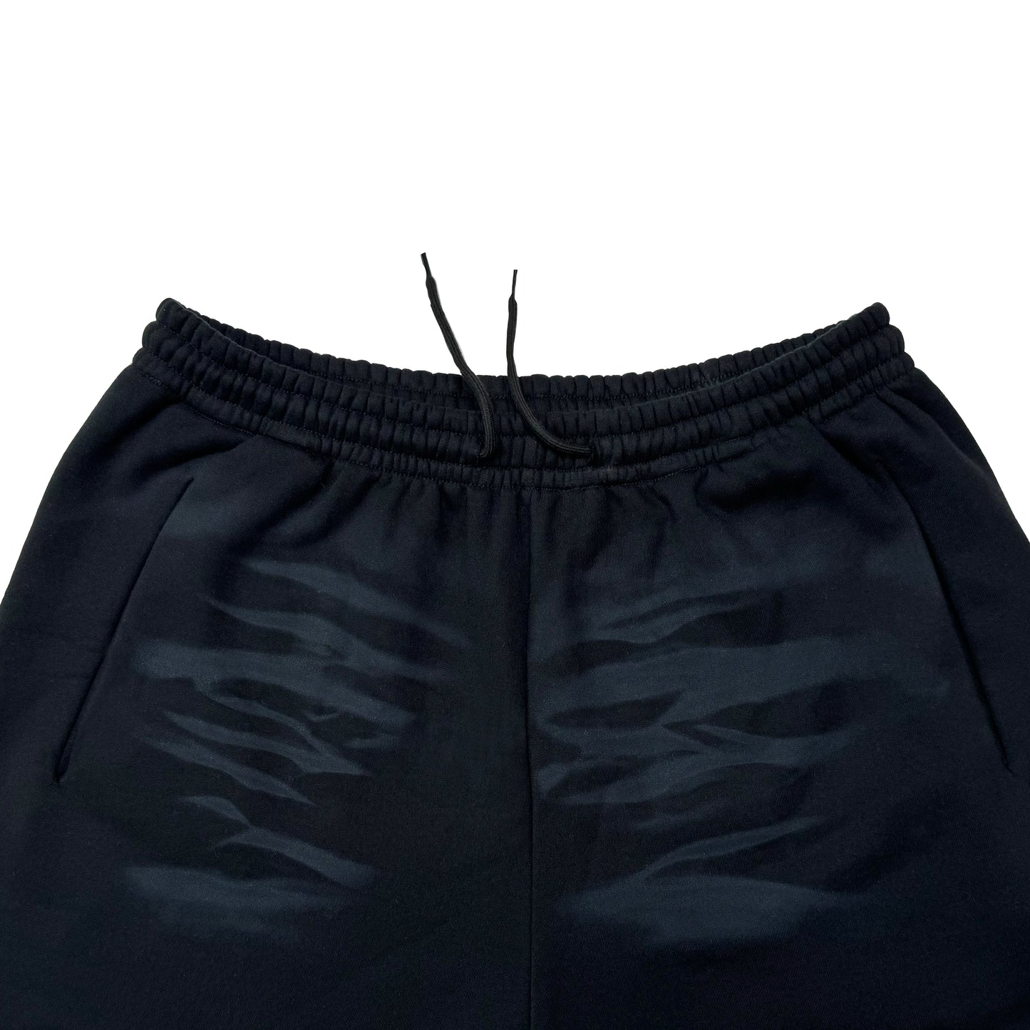 FADED SWEAT SHORTS (BLACK)