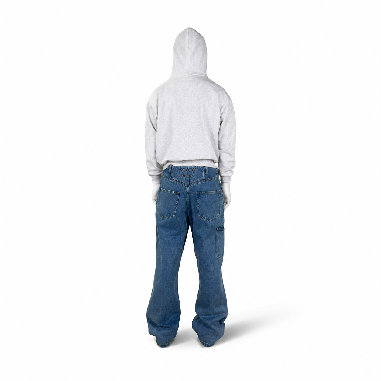DENIM BIKER TROUSERS (CLASSIC）