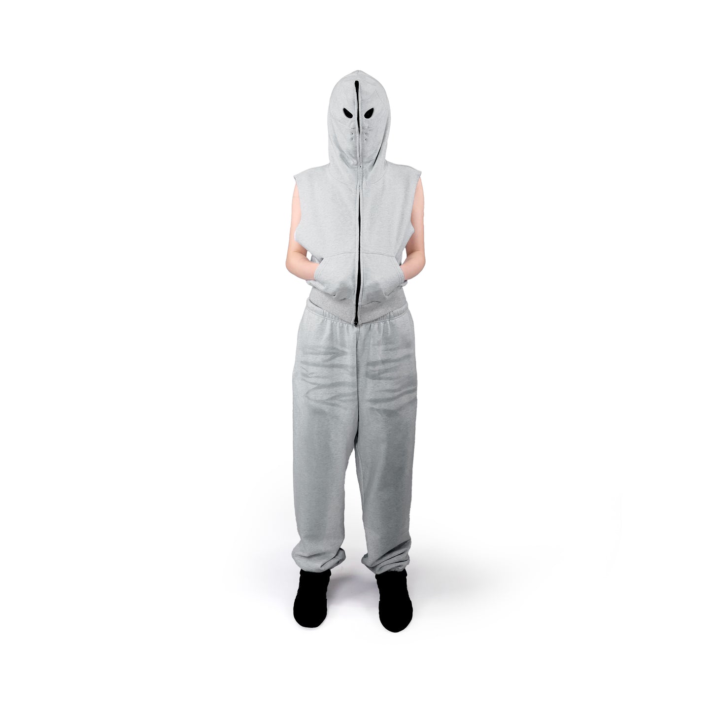 FADED SWEATPANTS (LIGHT GREY)