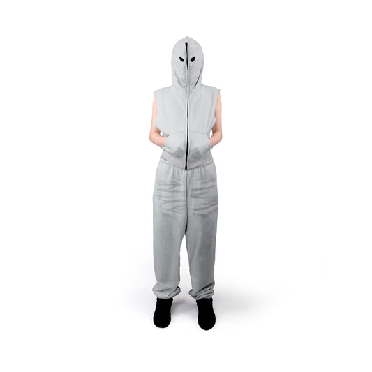 FADED SWEATPANTS (LIGHT GREY)