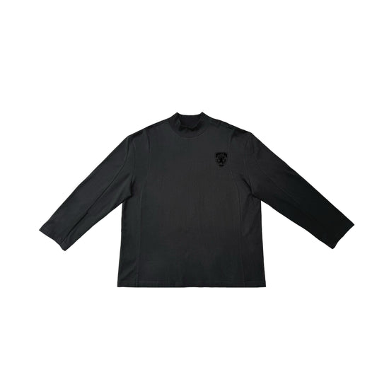 LONG SLEEVE TURTLENECK TOP (BLACK)