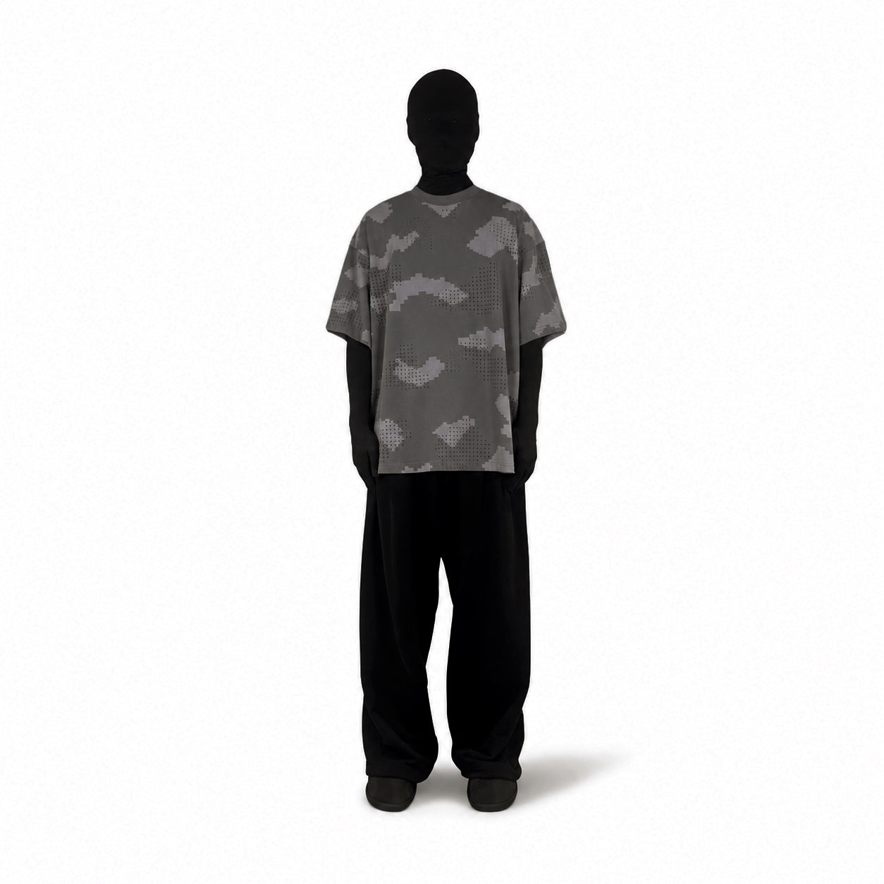 GRID CAMO T-SHIRT (GREY)