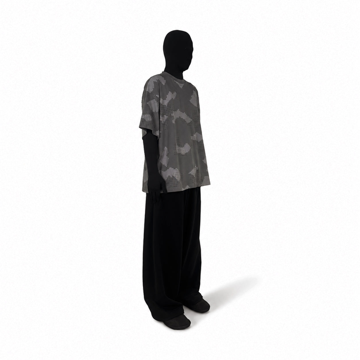 GRID CAMO T-SHIRT (GREY)
