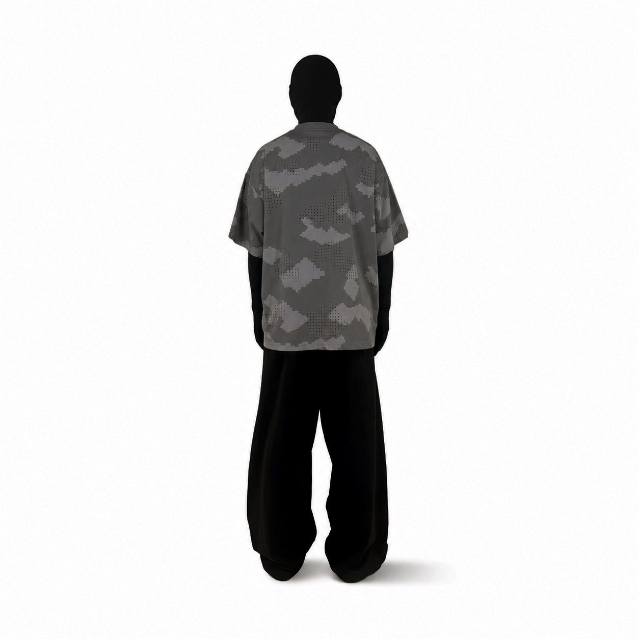 GRID CAMO T-SHIRT (GREY)