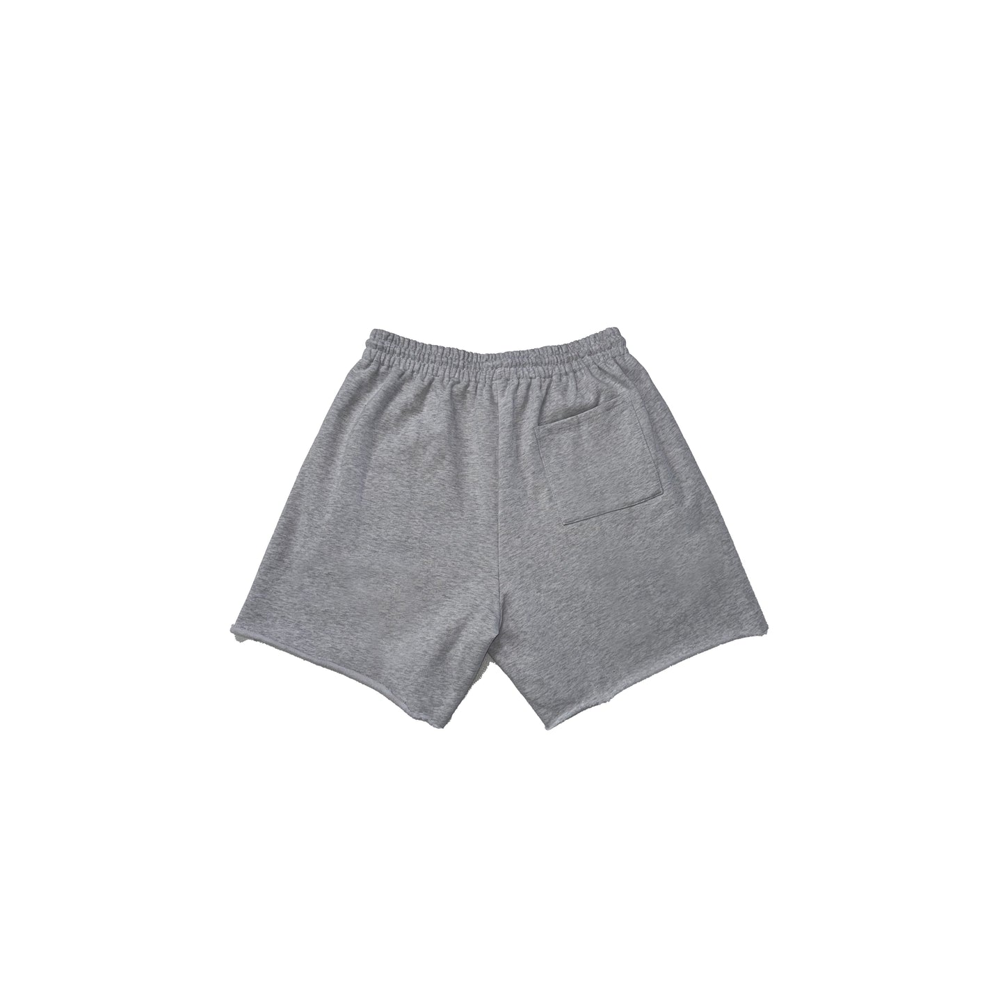 PLAIN SWEAT SHORTS (LIGHT GREY)