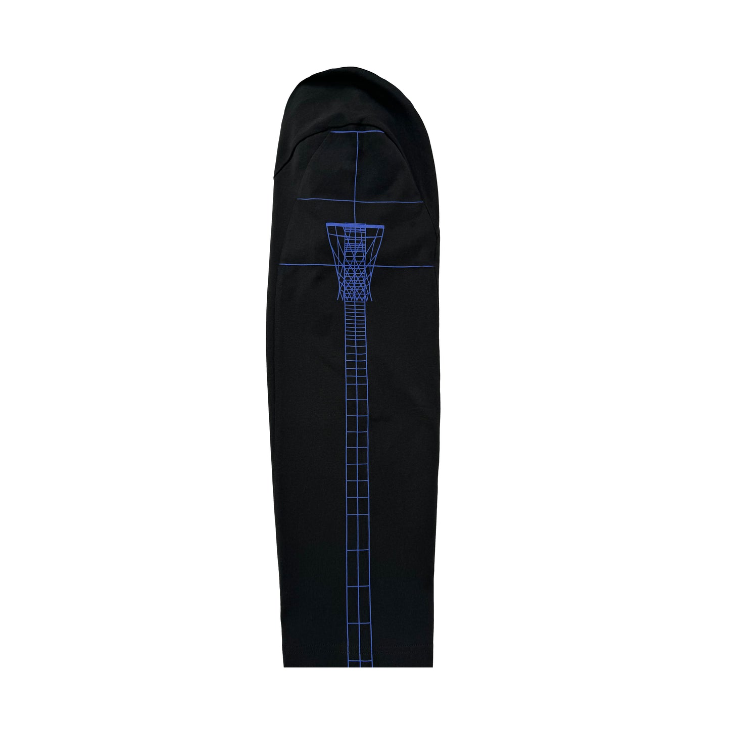 LONG SLEEVE HOODED T-SHIRT (BLACK)